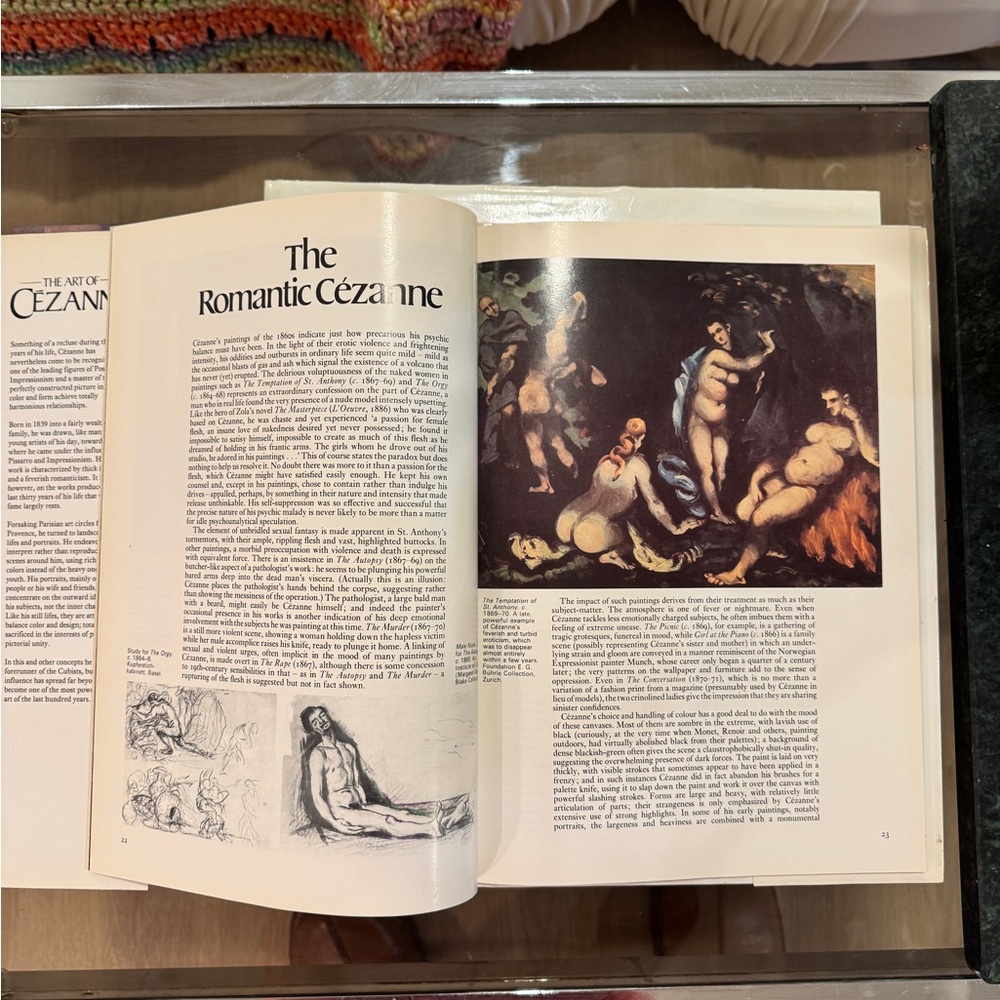 Vintage coffee table book - The Art of Cezanne by Nathaniel Harris - Picture 7 of 11